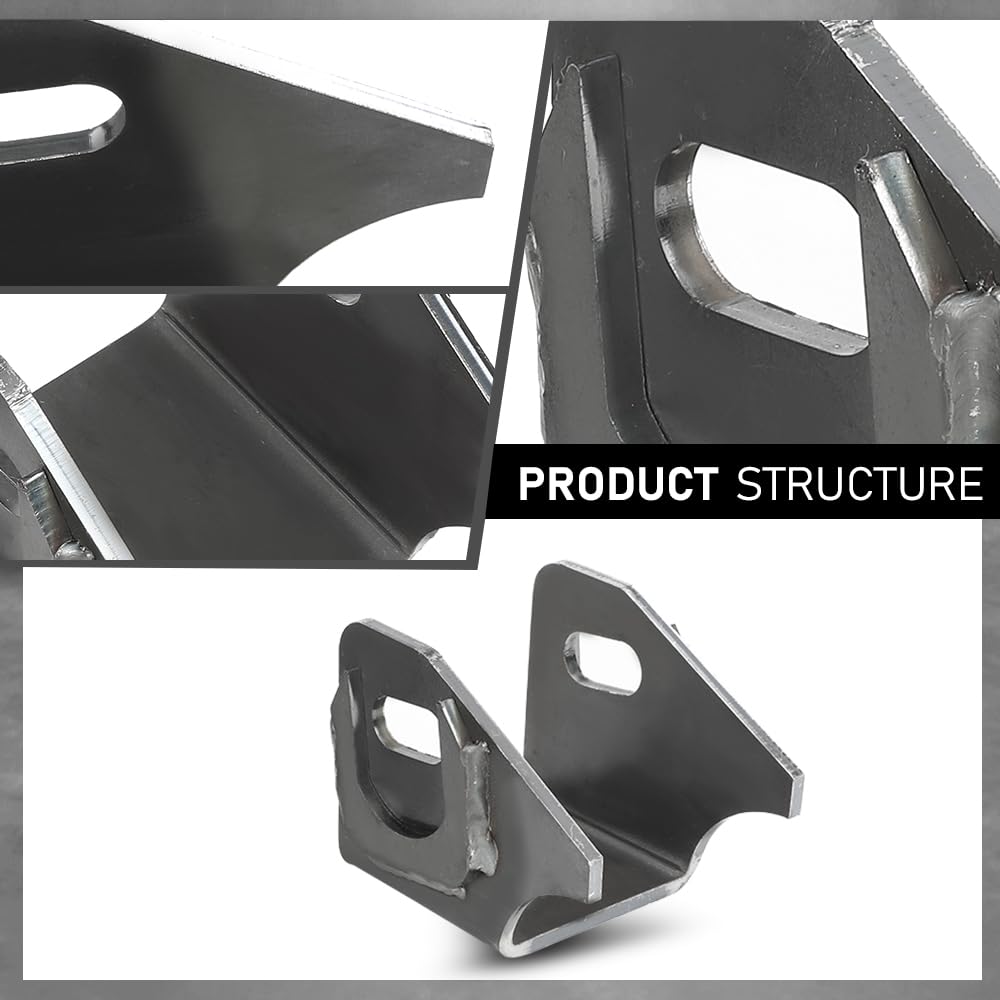 G-PLUS Weld on Heavy Duty Lower Control Arm Mounts Compatible with Jeep Wrangler TJ 1997-2006,Fit Jeep Cherokee XJ 1984-2001