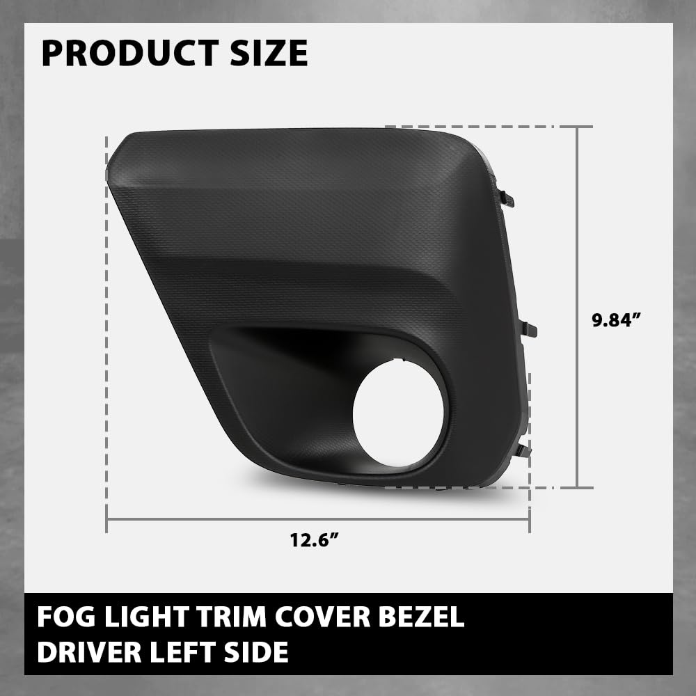 G-PLUS Fog Light Trim Cover Bezel Driver Side Compatible with Subaru Forester 2019-2021 57731SJ050