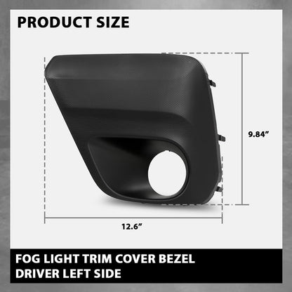 G-PLUS Fog Light Trim Cover Bezel Driver Side Compatible with Subaru Forester 2019-2021 57731SJ050