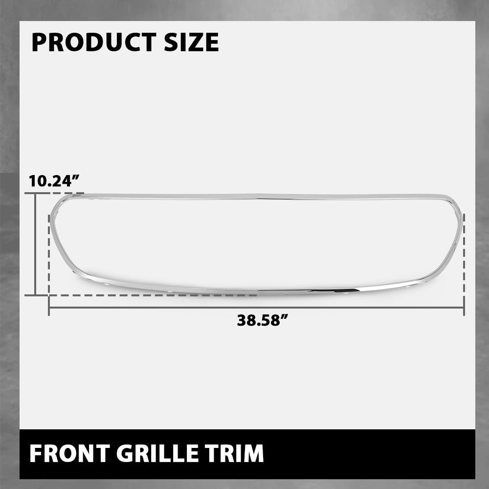 G-PLUS Grille Trim Compatible with Benz E300 (submodel: 4Matic, Base) 2017-2019, For Models Without Luxury Package,Fit Benz E350 2020,Fit Benz E400 4Matic Convertible & Coupe 2018 2138850200