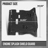 G-PLUS Engine Splash Shield Guard Compatible with Benz GL X166 2013 2014 2015 / GLE W166 2015 2016 2017 2018 2019 / ML 2012 2013 2014 2015 1665200723, 166-520-07-23, A1665200723 Black