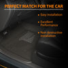 G-PLUS Floor Mats Compatible with Dodge Ram 2500 3500 Crew Cab 2019-2025(w/1st Row Bucket or Bench Seats) All Weather Custom Fit TPE Floor Liners Car Mats Truck Accessories 1st & 2nd Row