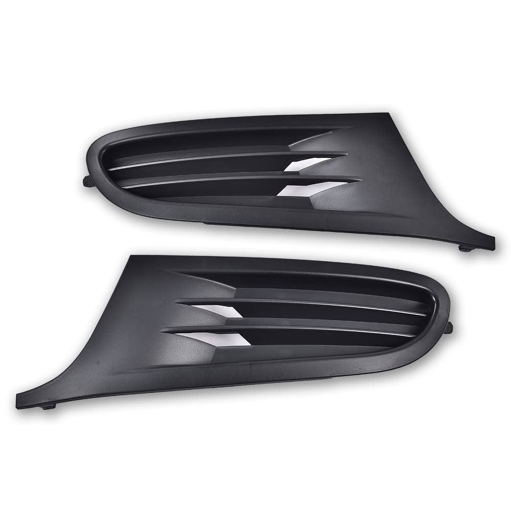 G-PLUS Fog Light Covers Compatible with 2010-2012 Golf Highline/ 2011-2012 Golf Sportline 2010-2014 Golf Base/TDI 5K0853666A9B9 VW1039118 5K0853665A9B9 VW1038118 2pcs Driver & Passenger Side