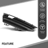 G-PLUS Right Fog Light Cover Bezel Grille Trim Passenger Side Compatible with Lincoln MKC 2015-2019 EJ7Z17E811BA, FO1039172 Black