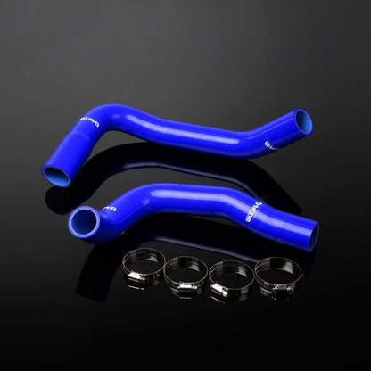 G-PLUS Silicone Radiator Hose Kit, Compatible With Chevy Small Block Camaro SBC 1971-1988(Direct Fits For L6 / V6 Sbc 400/262 / 305 Models Only) Blue