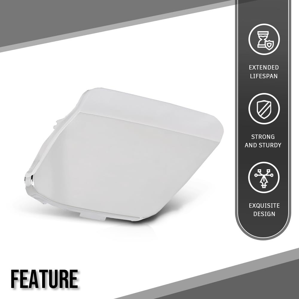 G-PLUS Front Right Side Bumper Tow Hook Eye Cover Compatible with Benz ML400 4Matic 2015 / ML550 4Matic 2013 Fit Benz ML550 Base 2012-2015 1668851223, MB1029126 Silver