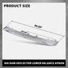 G-PLUS Front Lower Air Dam Deflector Valance Apron, Compatible with Audi Q5 SQ5 2021-2024, 80A807531DIX3, AU1095113