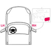 Front Passenger Side Replacement Mirror Glass with Backing Plate Compatible For Ford F-150 2011-2014