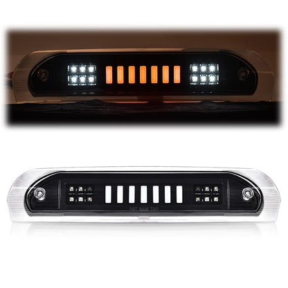 G-PLUS LED Third Brake Light Compatible With 2002-08 Dodge RAM 1500/2003-09 Dodge RAM 2500 3500 3RD LED Bar Brake/Cargo Lamp,Type I (Black Housing Clear Lens)