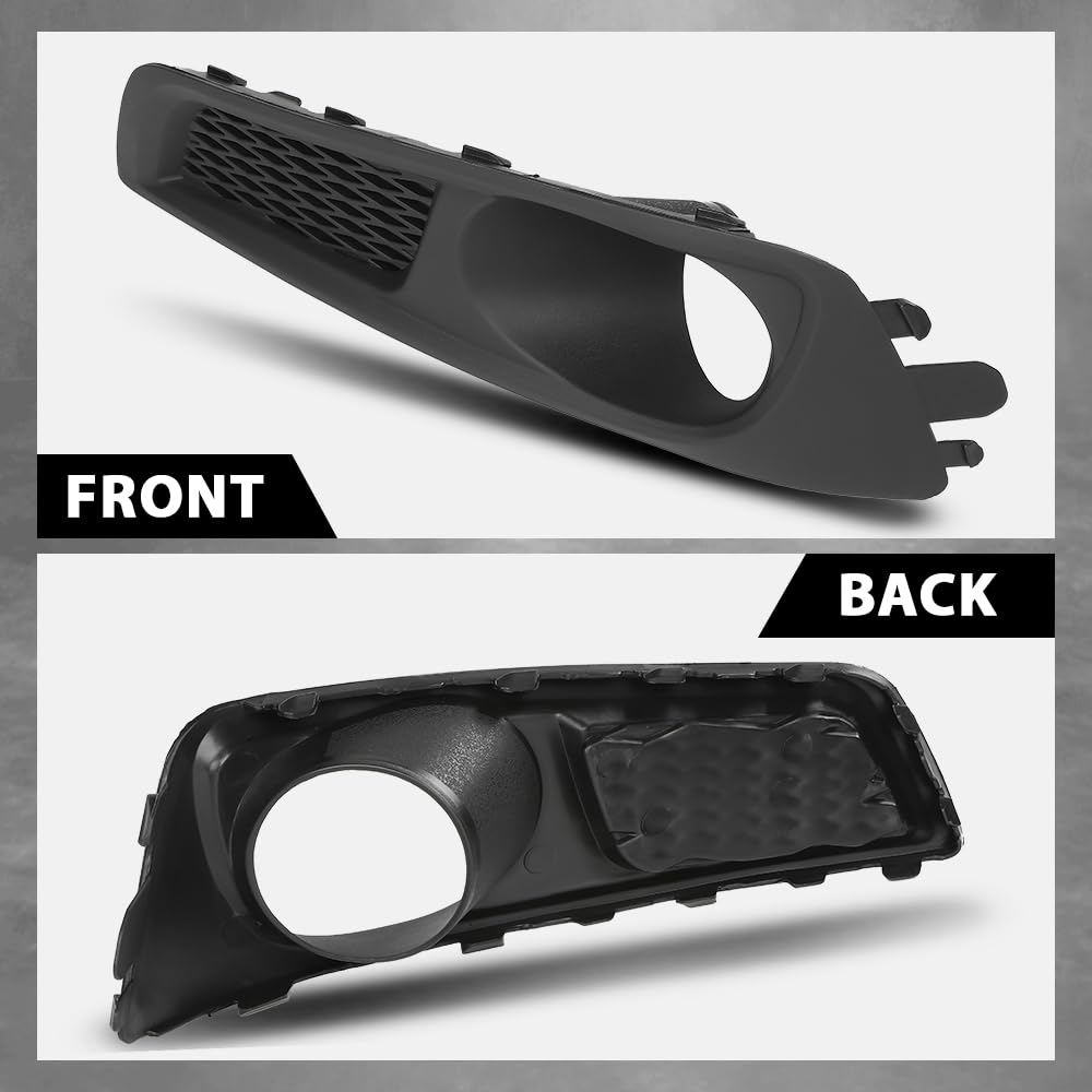 G-PLUS Front Bumper Fog Light Cover Trim Left & Right Side Compatible with Subaru Legacy 2010-2012 57731AJ19A