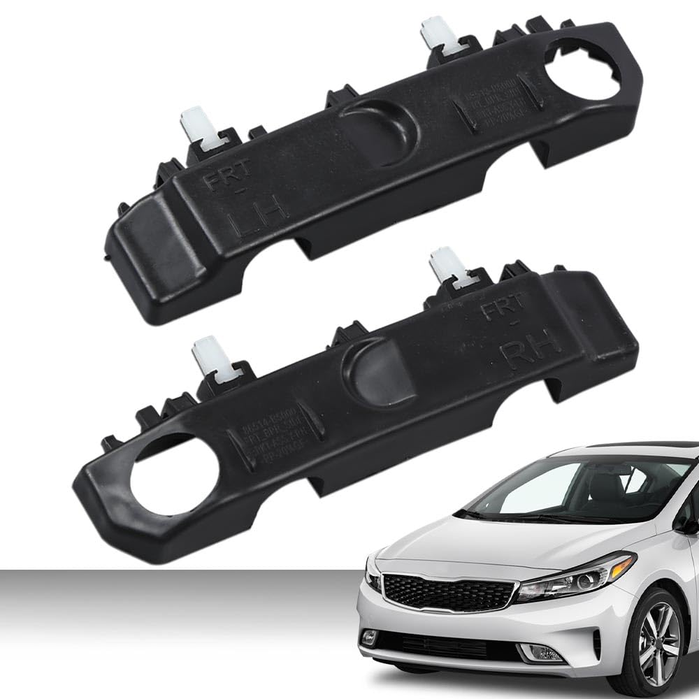 G-PLUS Front Bumper Bracket Left & Right Side Pair Compatible with Kia Forte, Forte5 & Forte Koup 2014 2015 2016 2017 2018 86513A7000, 86514A7000, KI1032102, KI1033102