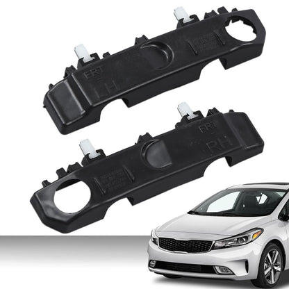 G-PLUS Front Bumper Bracket Left & Right Side Pair Compatible with Kia Forte, Forte5 & Forte Koup 2014 2015 2016 2017 2018 86513A7000, 86514A7000, KI1032102, KI1033102 Black Pair
