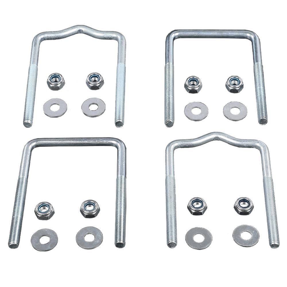 G-PLUS Boat Trailer Galvanized Universal Guide Pole and Post Mounting U Bolt Kit Boat Trailer Guides Compatible with Kia Optima 2016 2017 2018 2019 2020