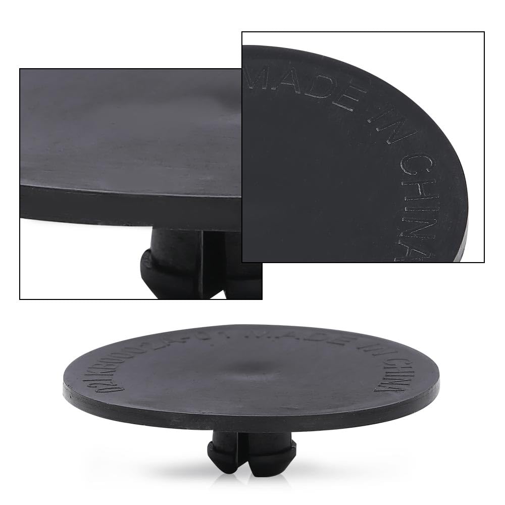 G-PLUS 2" Leaf Spring End Tip Pad Anti Squeak Insert Cushion Plastic Silencer 12pcs 2 Inch Block Round Compatible with Most Pickup Trucks
