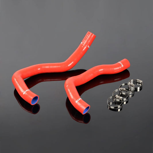 G-PLUS Silicone Radiator Hose Kit Compatible With Nissan 240SX KA24DE 1991 1992 1993 1994,Red