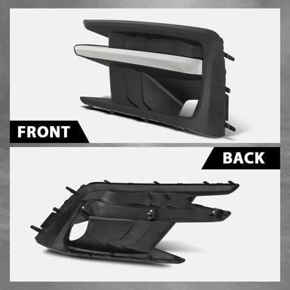 G-PLUS Front Bumper Fog Light Lamp Cover Bezels Left+Right Compatible with Subaru Ascent 2019-2022 57731XC03A