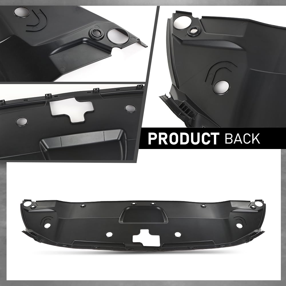 G-PLUS Radiator Support Cover Compatible with GMC Yukon/Yukon XL 2015-2020 84163661 Black