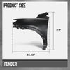 G-PLUS Fenders Pair LH & RH Compatible with Buick Encore GX Preferred 2020-2024 Fit Buick Encore GX (submodel: Avenir, Sport Touring) 2024 42766486, 42766485 Black