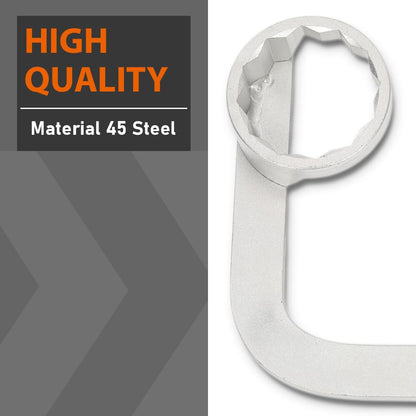 G-PLUS Filter Service Tool Compatible with Audi Quattro VW Golf SKODA 45 Steel Silver