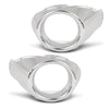 G-PLUS Fog Light Trim Set, Compatible with Ford Focus SE SEL Titanium 2012 2013 2014, LH Driver & RH Passenger Side, CP9Z17E810C, CP9Z17E811C