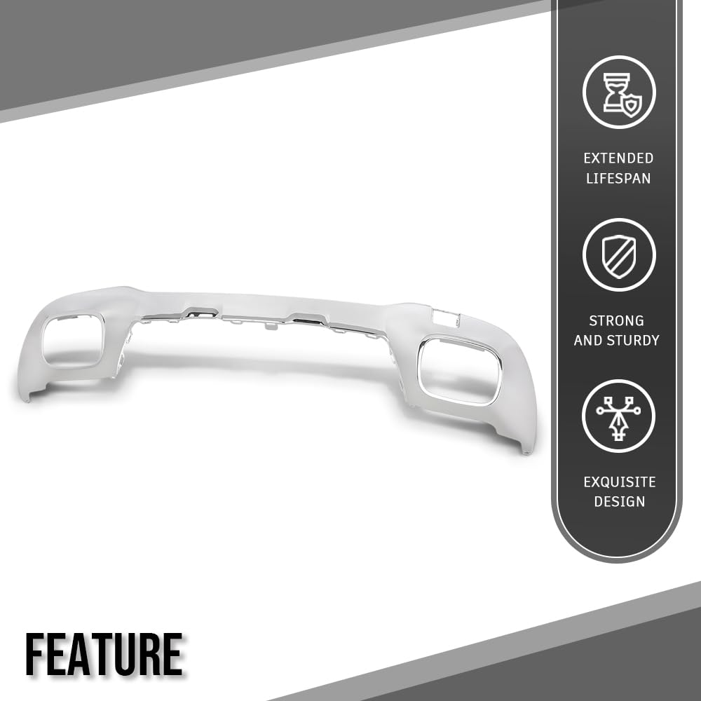 G-PLUS Rear Bumper Molding Trim Compatible with Benz GLA250 2015 2016 2017 2018 2019 1568851400, A1568851400, 156-885-14-00 Silver