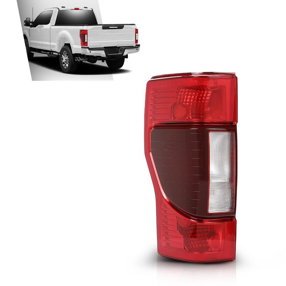 G-PLUS Tail Lights Assembly Rear Brake Lamp Compatible with Ford F250 F350 F450 Super Duty 2020-2022,Fit Factory Halogen w/Blind Spot Monitor Model, Faros Traseros,Luces Traseras