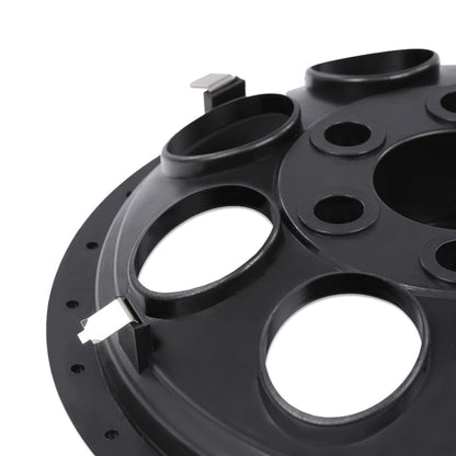 G-PLUS 10" Black Wheel Cover Hub Caps Compatible with EZGO Club Car and Yamaha Golf Cart Hubcaps Set of 4