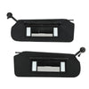 G-PLUS Black Plastic Sun Visor Vanity Mirror Sunvisors Shaded Compatible with Chevy C5 Corvette (8 Cyl, 5.7L) 1997-2004 10442033 10442034 1Pair Sunshading Board