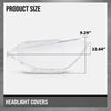G-PLUS Headlight Lens Cover Compatible with BMW F20 2012-2014 Left & Right Pair Front Headlamp Lens Cover Clear