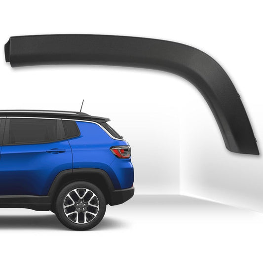 G-PLUS Rear Left Fender Flare Compatible with Jeep Compass 2017-2022 Wheel Cover Protector Wheel Opening Molding Arch Trim UP10RXFAB Black