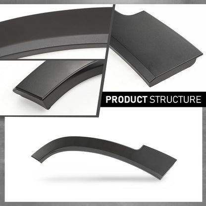 G-PLUS Rear Right Fender Flare Compatible with Jeep Cherokee 2019-2021 Wheel Opening Molding Arch Trim 68315998AC Black
