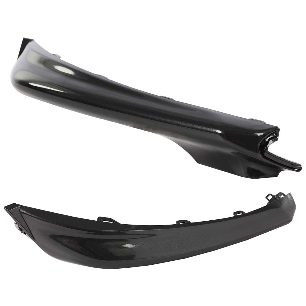G-PLUS Front Bumper Black Lower Trim Molding set Compatible with 2018 2019 2020 Toyota Camry SE/XSE