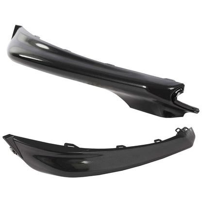 G-PLUS Front Bumper Black Lower Trim Molding set Compatible with 2018 2019 2020 Toyota Camry SE/XSE