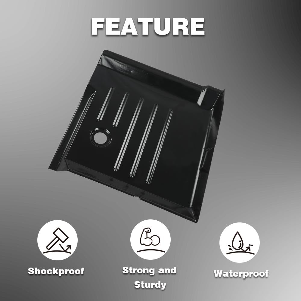 G-Plus Cab Floor Pan Compatible with Chevy Silverado GMC Sierra 1500 2500 3500 1999-2006 Front Driver Side (Left) 0856-221 Black Steel