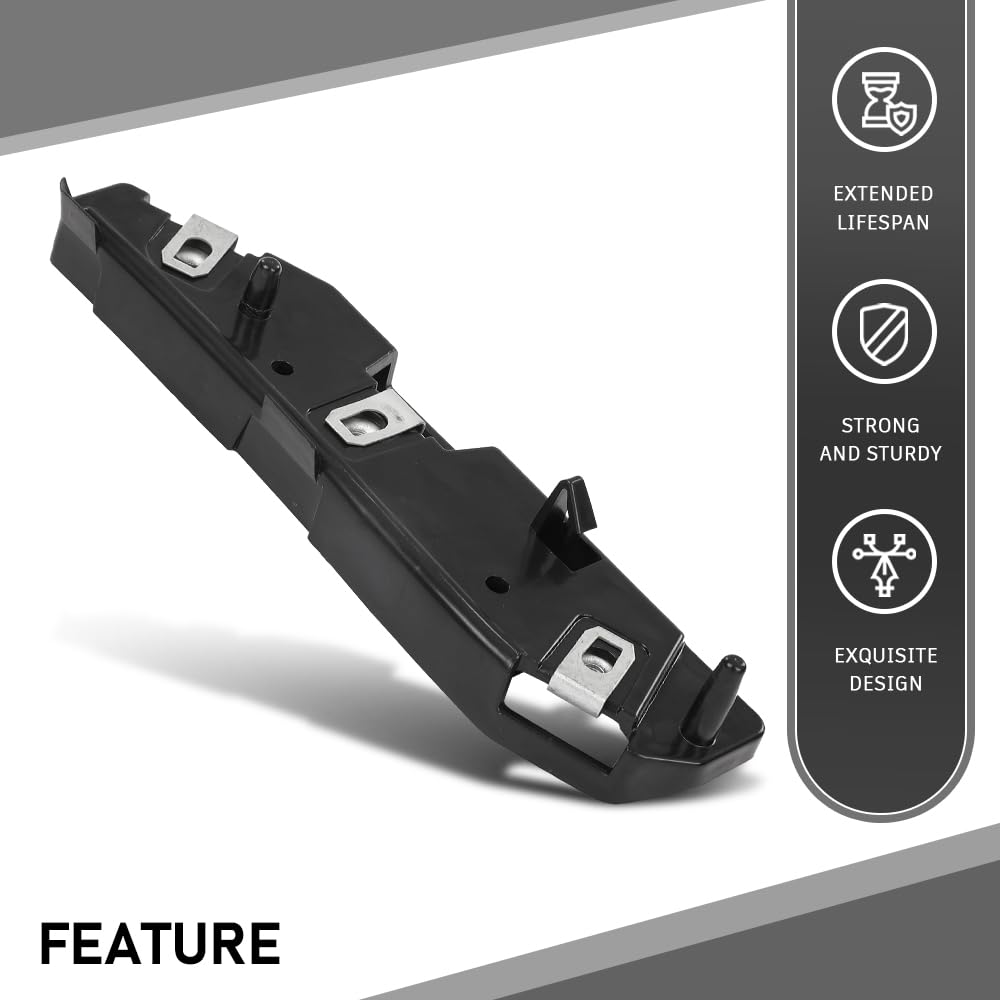 G-PLUS Front Left Side Bumper Mount Bracket Compatible with Ford Edge 2019-2022 PP Black