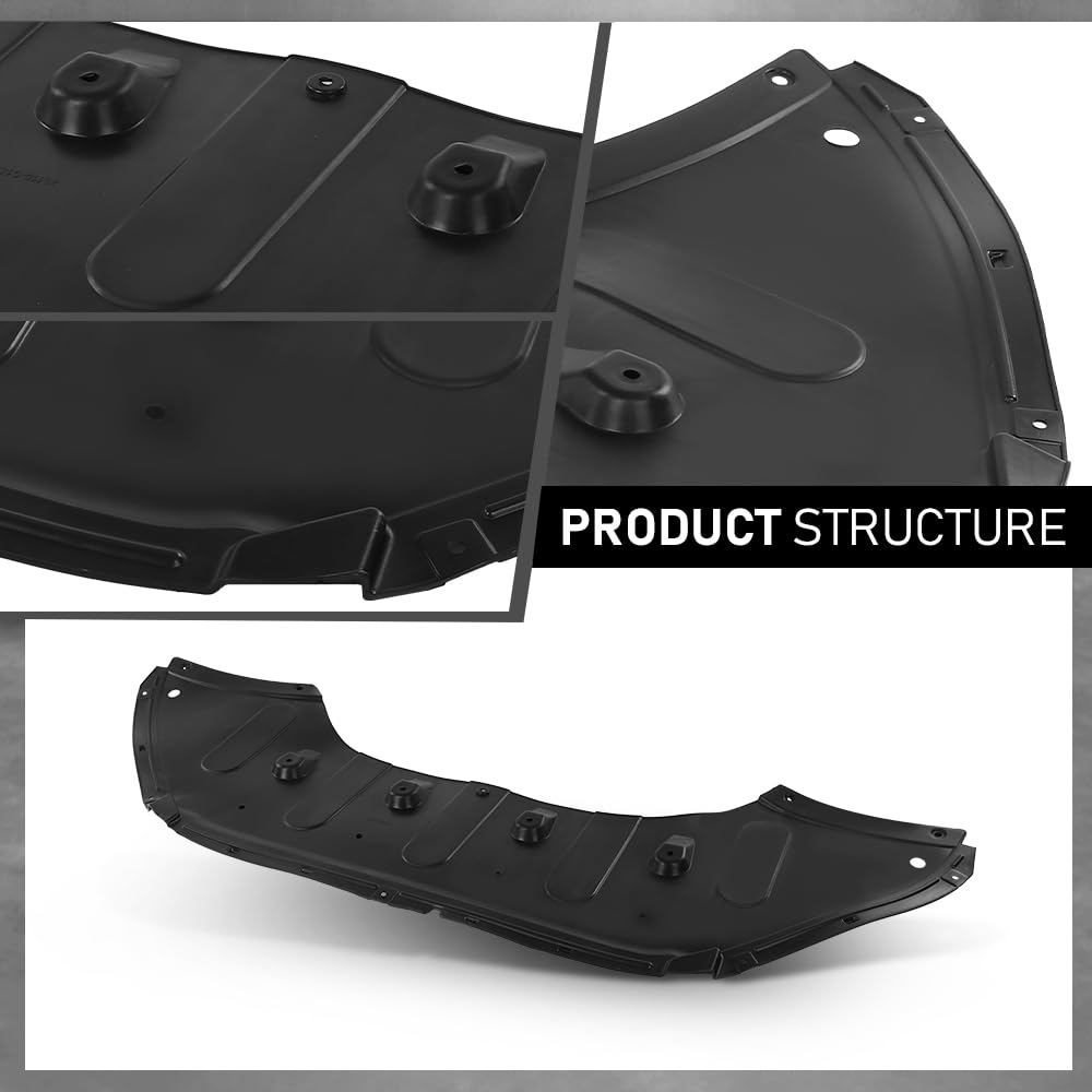 G-PLUS Front Lower Engine Splash Shields Compatible with Hyundai Sonata Sport 2018-2019 29110C2500