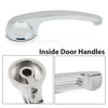 G-PLUS Inside Door Handles and Window Cranks Set Compatible with Chevy & GMC Truck 1947-1966 Chrome