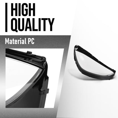 G-PLUS Headlight Lens Cover Compatible with Benz W206 C200 C300 C43 C63 2021 2022 2023 Right Side A2069063003 Front Headlamp Lens Cover Clear Lens