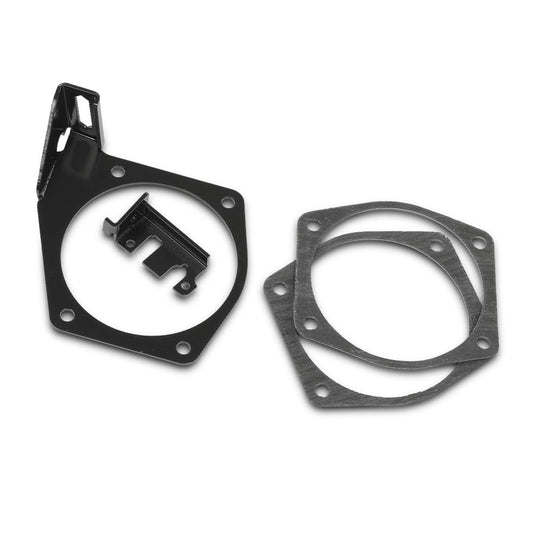 G-PLUS Throttle Body Cable Bracket Fit 92MM 102MM LSX LS LS1 LS3 LS6 LS7 4‑Bolts Drive‑By‑Cable Throttle Body Not Fit the Larger 105mm Intakes Black