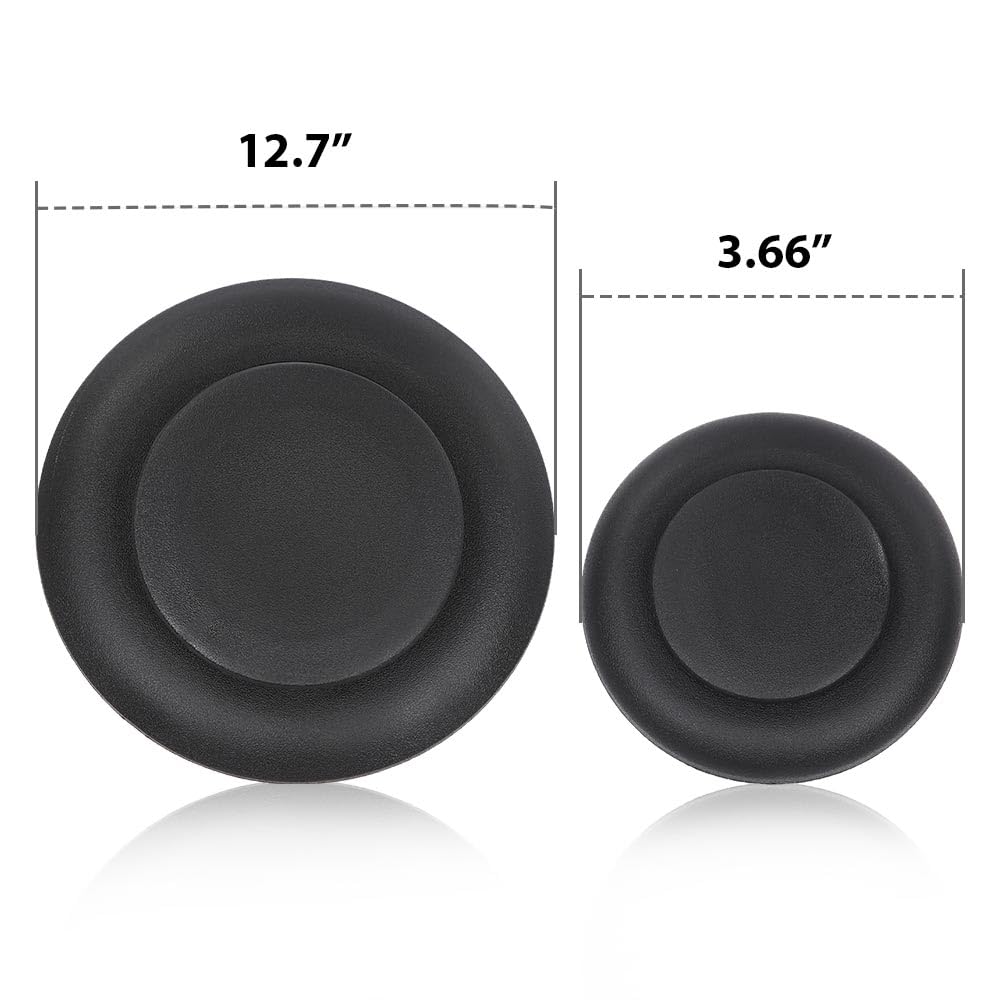 G-PLUS 5th Wheel Hitch Puck Cover Plug Trim Ring Kit Compatible with Ford F250 F350 F450 F550 Super Duty 2011-2023 Trucks BC3Z-99000A25-A