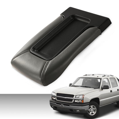 G-PLUS Center Console Lid Replacement Kit Grey Compatible with GMC Sierra Yukon Chevy Silverado Avalanche Suburban Tahoe 1999-2007 Armrest Lid 19127364 19127365 19127366