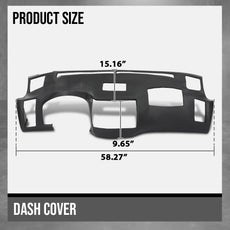 G-PLUS Dash Cover for Infiniti FX35 FX45 2003-2005 Close-up View