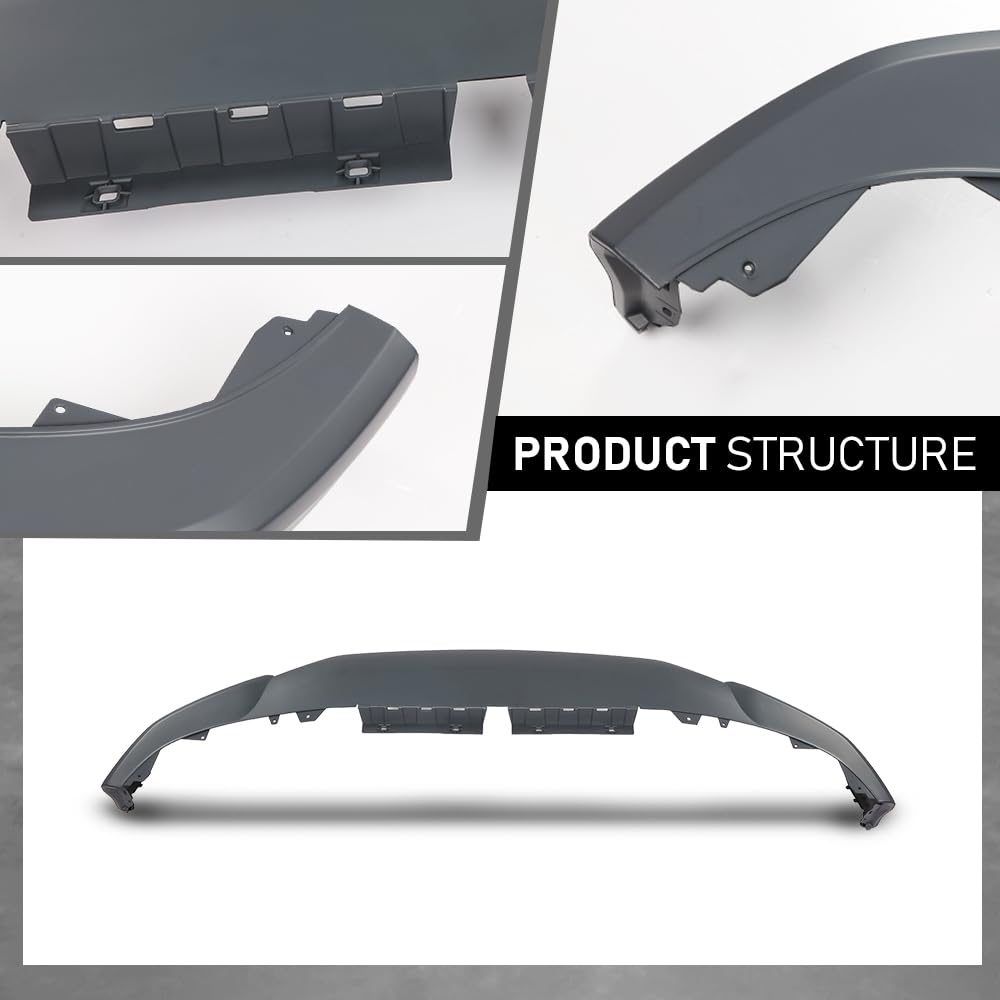 G-PLUS Front Bumper Lower Spoiler Valance Cover, Compatible with Audi Q3 S-line Or SQ3 2019-2023, AU3807061, 83A807061BGRU
