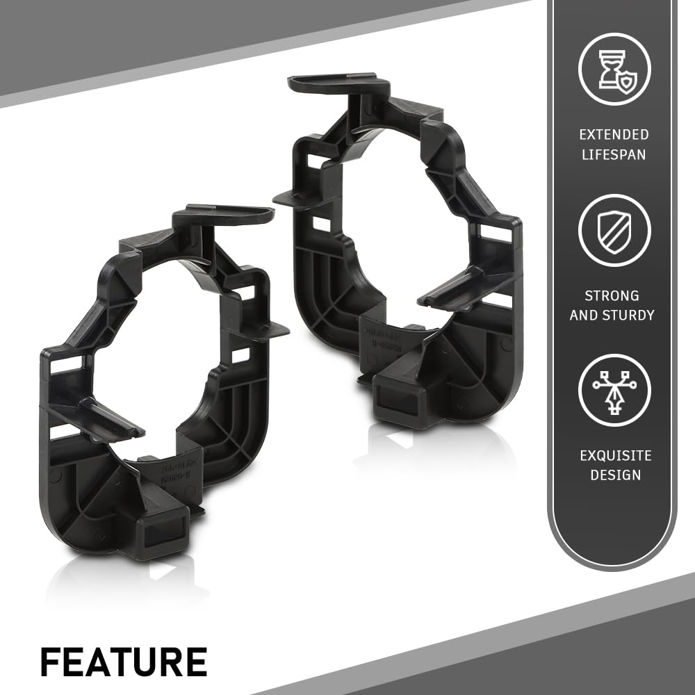 G-PLUS Fog Light Bracket Driver and Passenger Side Compatible with Nissan Altima 2007-2009