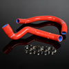 G-PLUS Silicone Radiator Coolant Hose Kit w/Clamps Compatible with Jeep Cherokee XJ 4.0 l6 1991-2001 Red 2 PCS