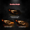 G-PLUS Halogen Headlight Right Side w/LED DRL & Turn Signal Light Compatible with Buick Regal 2014 2015 2016 2017 GM2503413, 13409903 Bumper Headlamps,faros delanteros