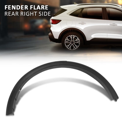 G-PLUS Rear Right Fender Flare Wheel Opening Molding, Compatible with Ford Escape SE Sport Hybrid 2020/ Ford Escape 2020-2022, Passenger Side, LJ6Z78290A60AA, FO1791123