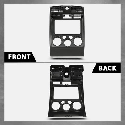 G-PLUS Radio Dash Bezel Trim Panel Compatible with Chevy Colorado GMC Canyon 2004-2012 Black