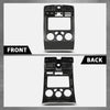 G-PLUS Radio Dash Bezel Trim Panel Compatible with Chevy Colorado GMC Canyon 2004-2012 Dash Cover Black
