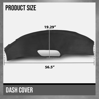 G-PLUS TPE Dash Cover Dashboard Panel Compatible with Pontiac Firebird 1993 1994 1995 1996 Black